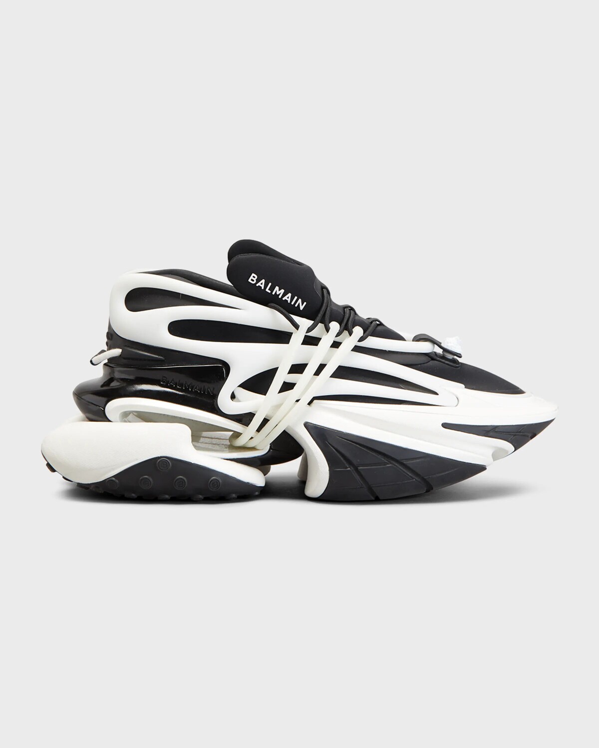 

Мужские двухцветные кроссовки из неопрена Unicorn Balmain, цвет Black/White