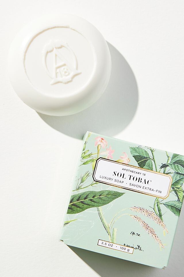 

Мыло Apothecary 18 кусковое в упаковке, светло-зеленый