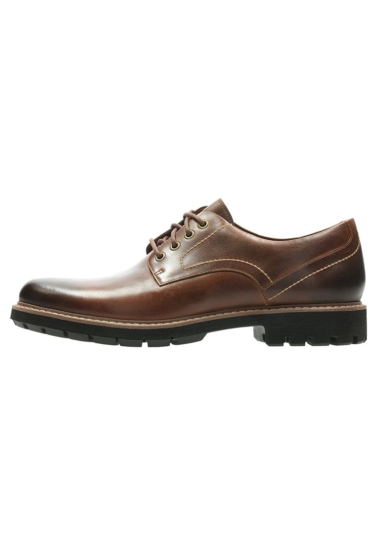 

Повседневные кроссовки на шнуровке Clarks, коричневый