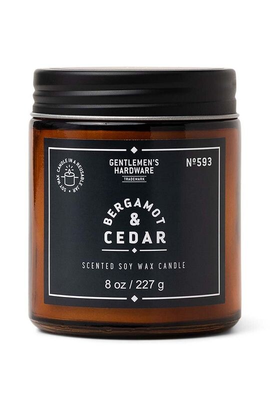 

Gentelmen's Hardware Ароматические свечи соевые Бергамот и Кедр 227 г Gentlemen's Hardware, мультиколор