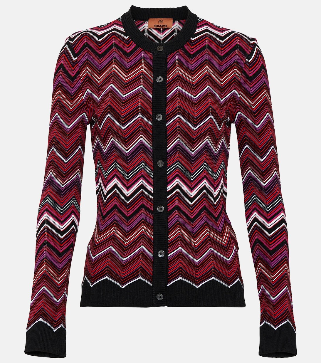 

Зигзагообразный кардиган MISSONI, разноцветный, Коричневый