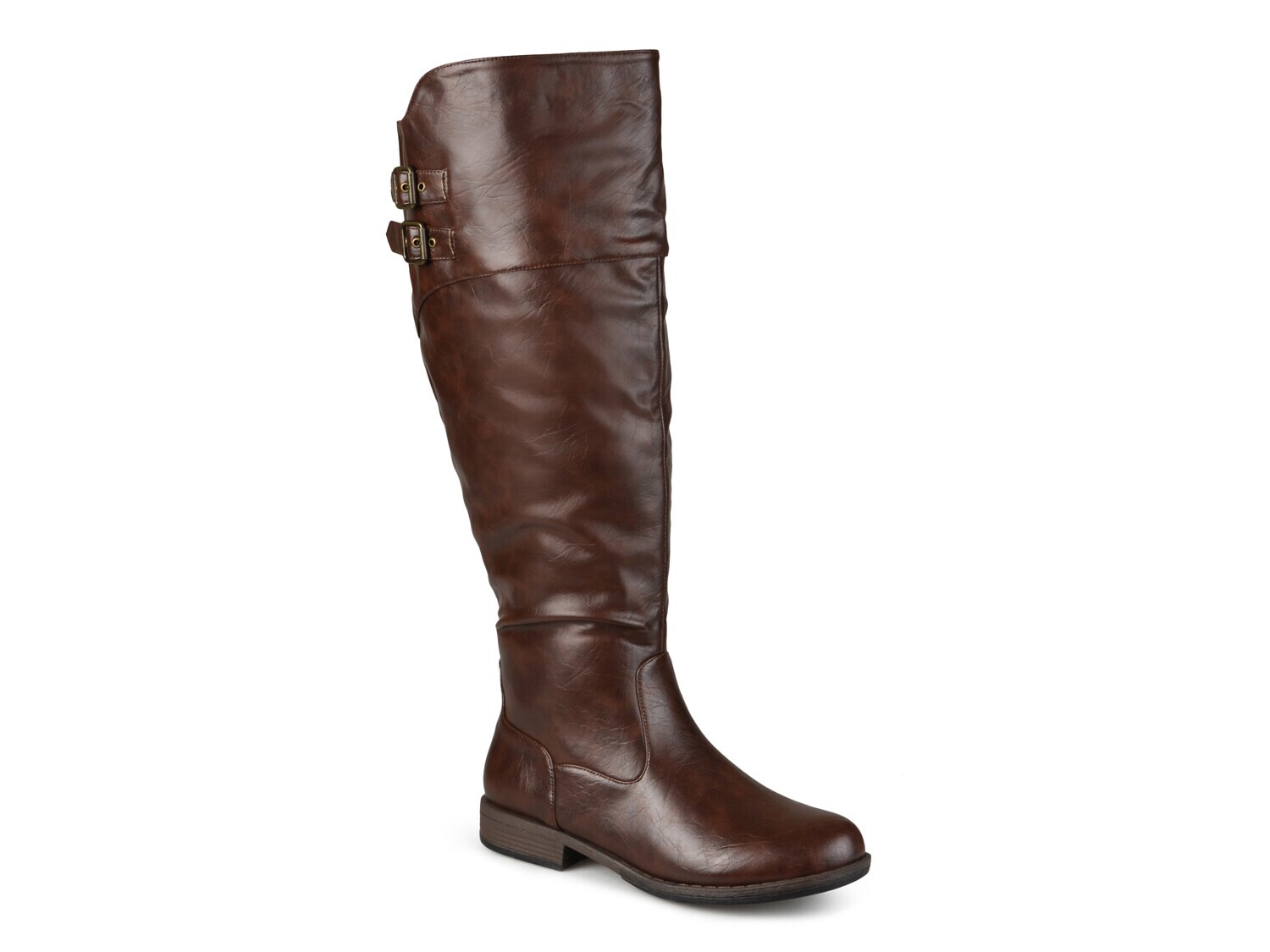 

Ботинки широкие Journee Collection Tori с пряжкой, коричневый