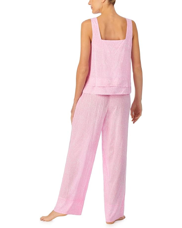 

Пижамный комплект Sanctuary Crop Tank Long Pants PJ Set, цвет Pink Animal