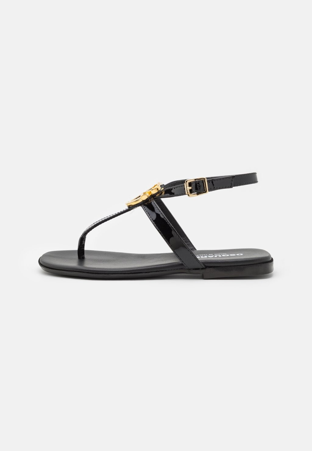 

Вьетнамки Unisex Dsquared2, цвет black/gold