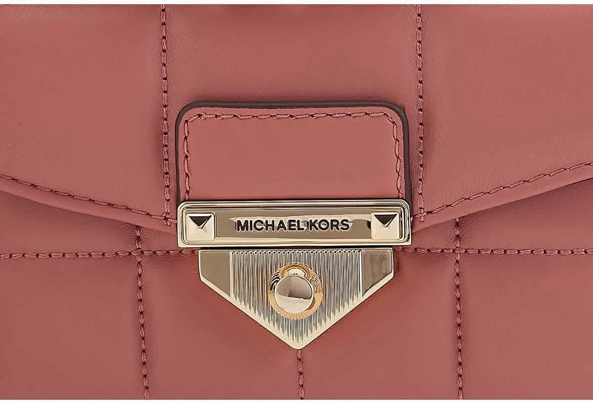 

Michael Kors Soho Большая Стеганая Кожаная Сумка На Плечо - Розовый