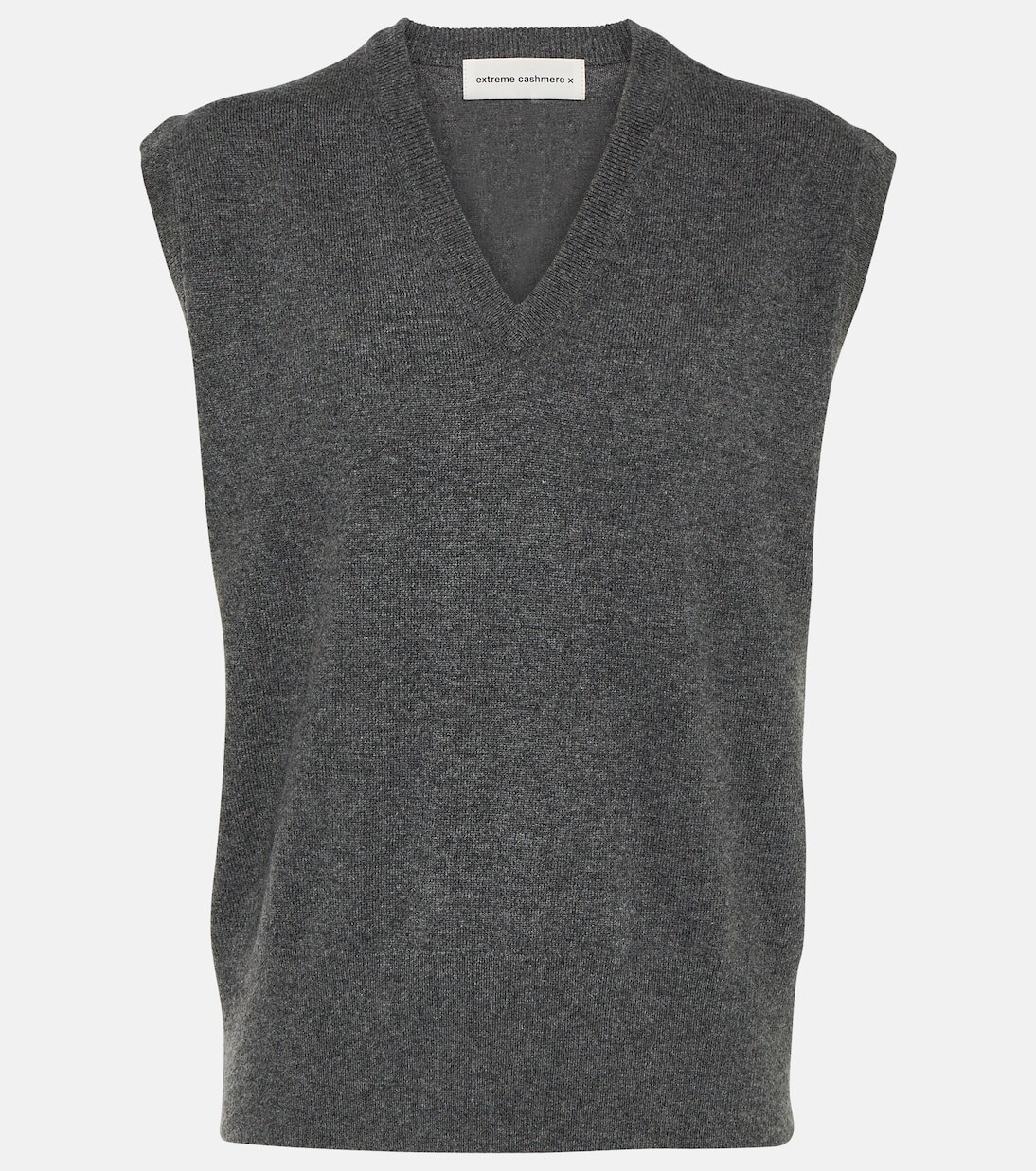 

Свитер-жилет n°243 spencer из смесового кашемира Extreme Cashmere, серый