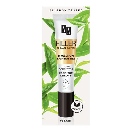 

Покрывающий консилер 01 Light, 10 мл AA, Filler Cover