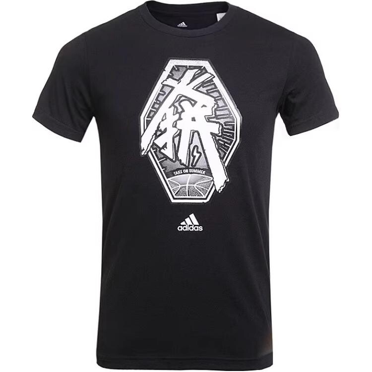 

Футболка мужская черная Adidas, черный
