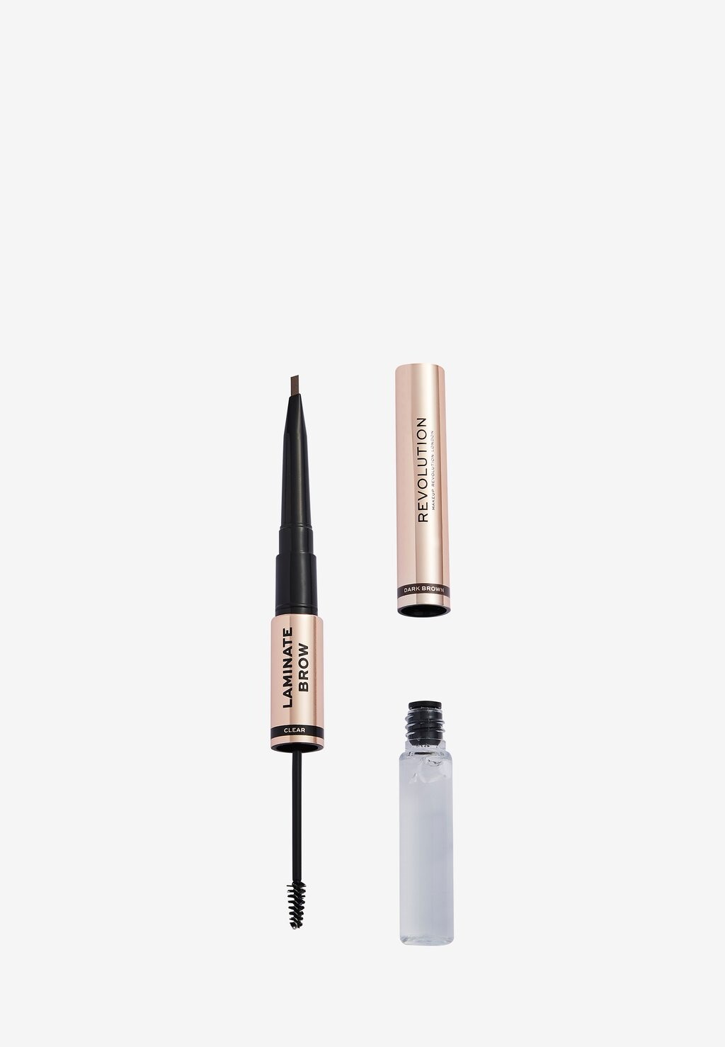 

Карандаши для бровей Revolution Laminate Brow Dark Brown Revolution Skincare, цвет dark brown