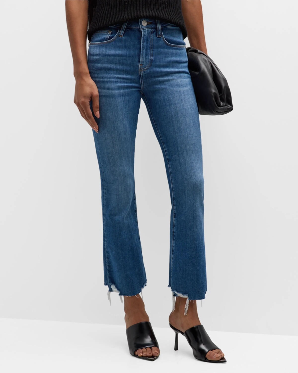 

Джинсы Le Crop Mini Boot FRAME, цвет Jetty Modern Chew