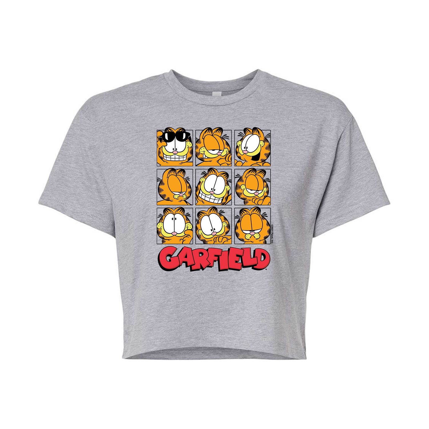 Укороченная футболка Garfield Faces для юниоров Licensed Character