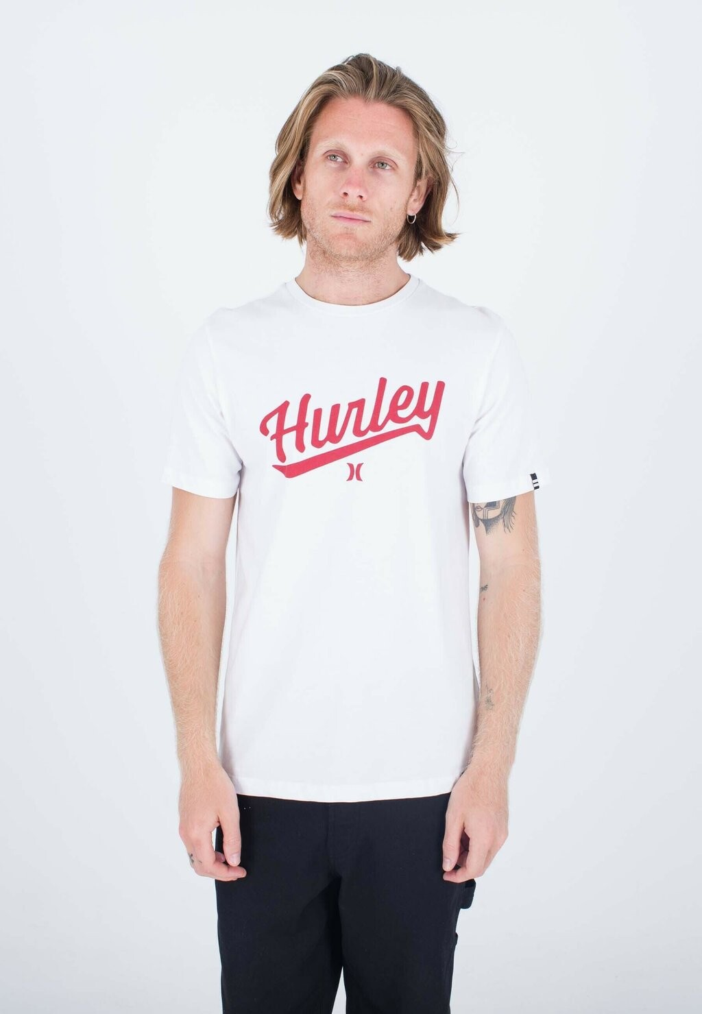 

Футболка с принтом Hurley, белый