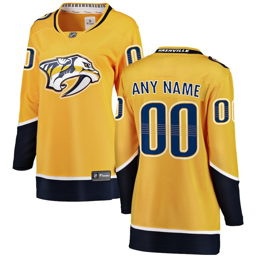 

Джерси Fanatics Branded Nashville Predators, желтый