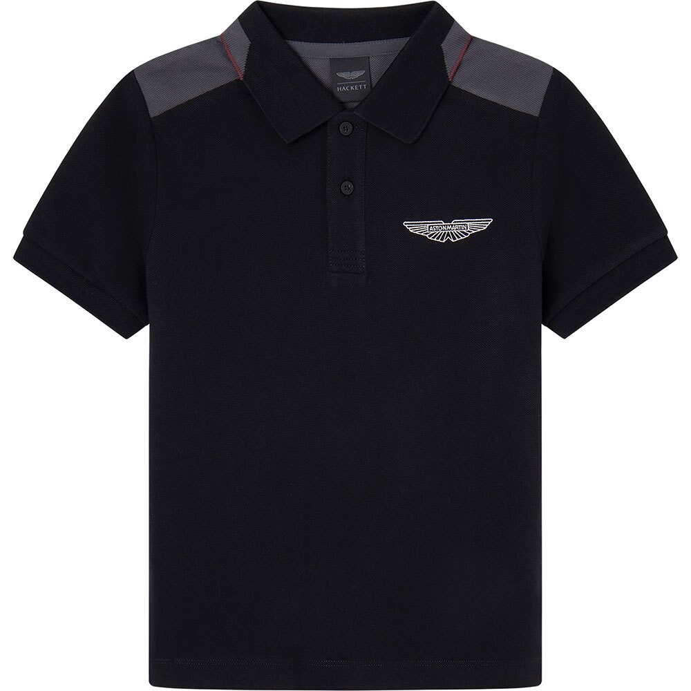 

Поло с коротким рукавом Hackett Aston Martin HK561554, черный