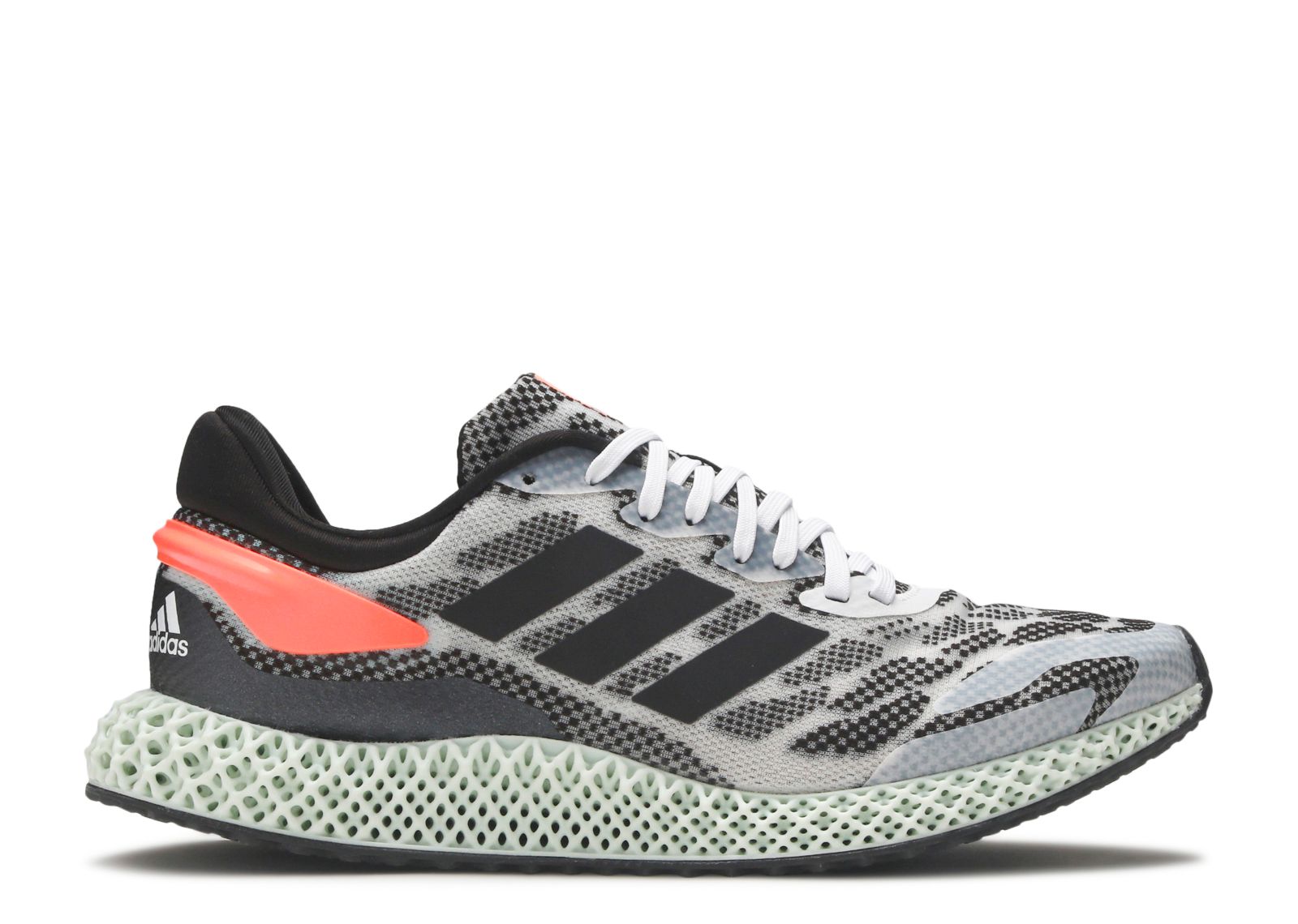 Кроссовки adidas 4D Run 1.0 'White Signal Coral', черный