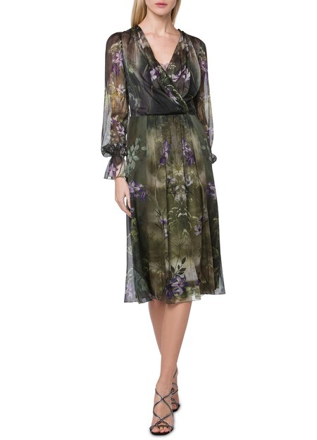 

Шифоновое платье «Зимний сад» Alberta Ferretti