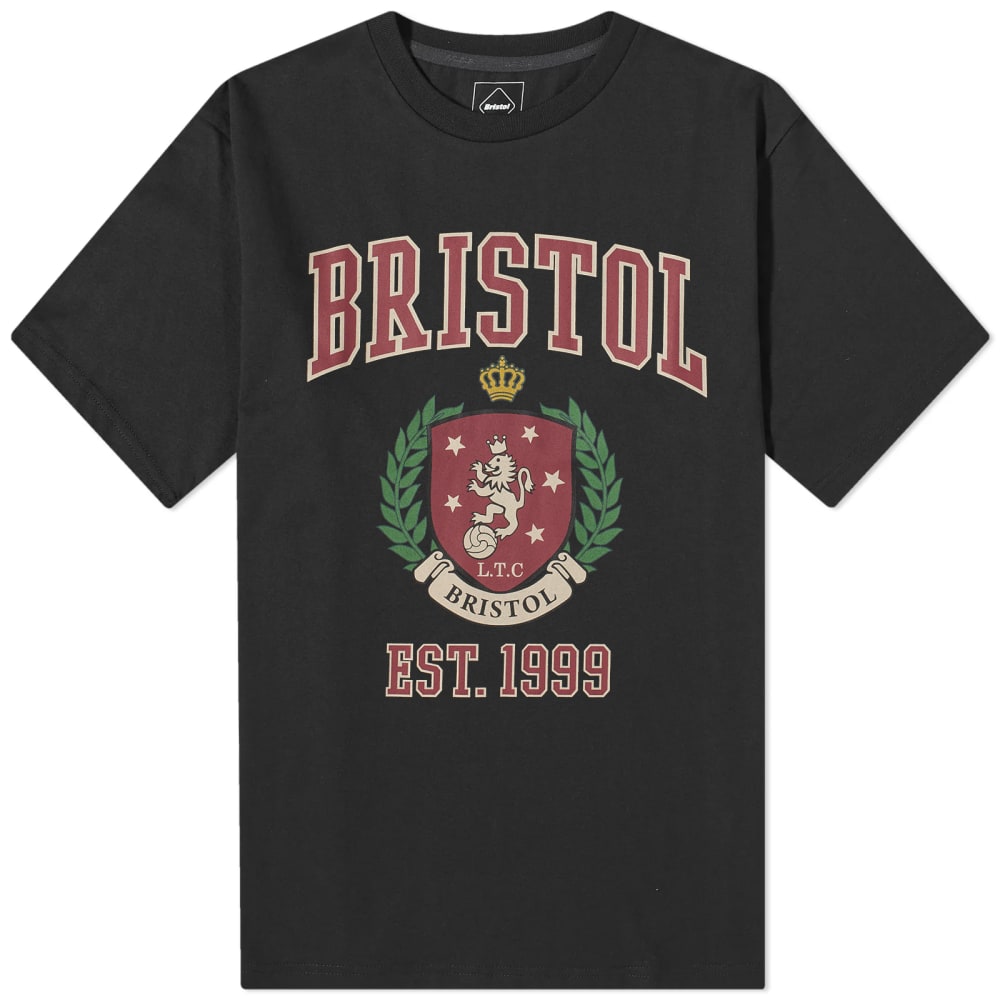 Мешковатая футболка F.C. Real Bristol Laurel, черный мешковатая футболка f c real bristol laurel черный