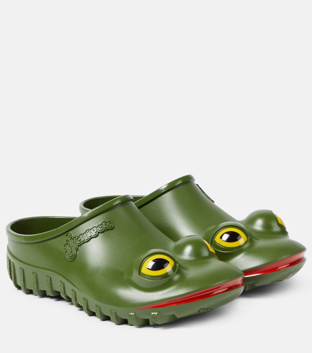 

X резиновые сабо Jw Anderson, зеленый