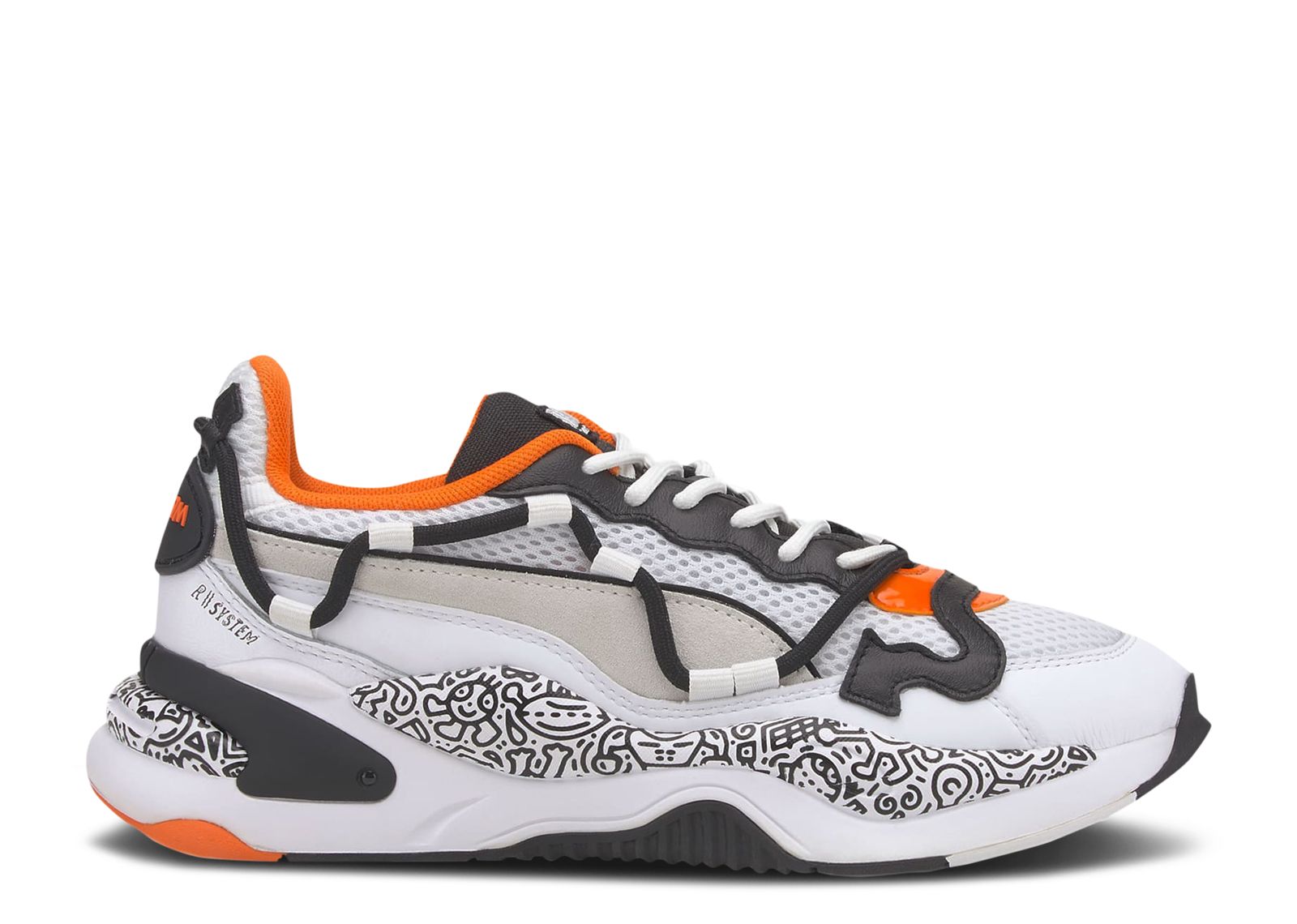 Кроссовки Puma Mr. Doodle X Rs-2K 'Wavy Doodles', белый кроссовки puma mr doodle x wmns cali wedge wavy doodles белый