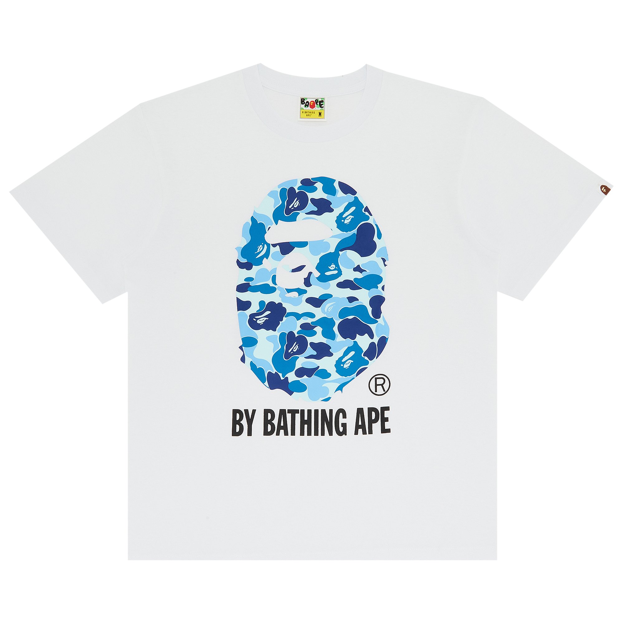 

Футболка BAPE ABC Camo By Bathing, цвет Белый/Синий