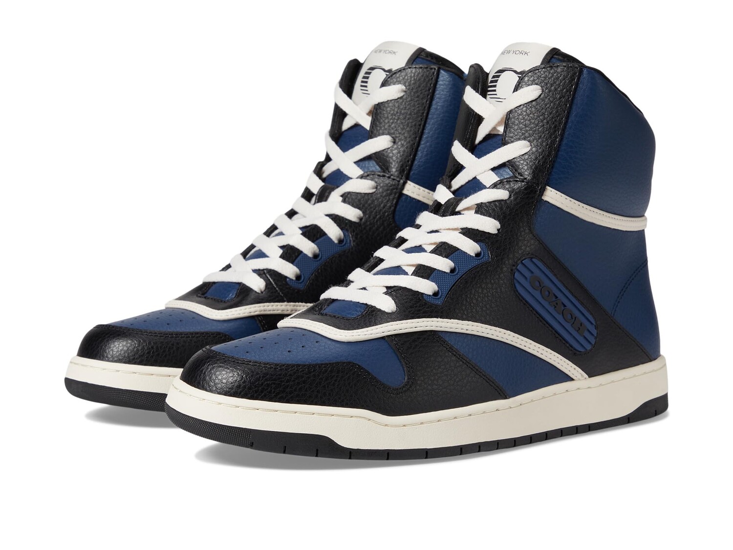 

Кроссовки COACH C202 Soft Nature High-Top Sneaker, синий