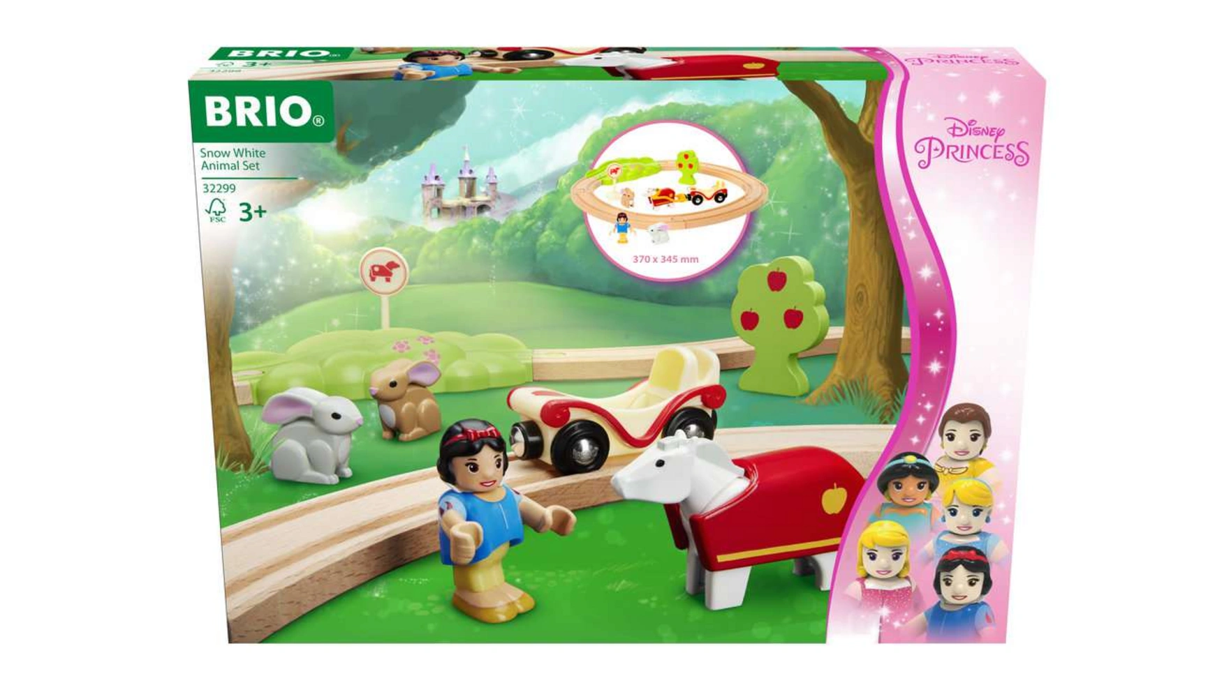 

Brio Disney Princess Набор «Железная дорога Белоснежки» игровой набор для влюбленных