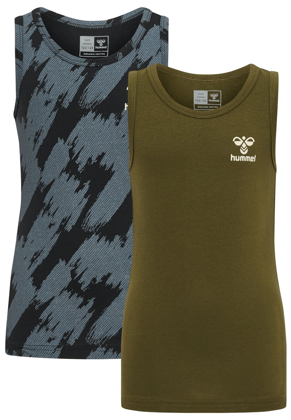 

Топ NOLAN 2-PACK Hummel, цвет dark olive
