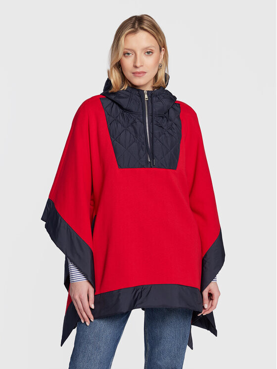 

Пончо свободного кроя Polo Ralph Lauren, красный