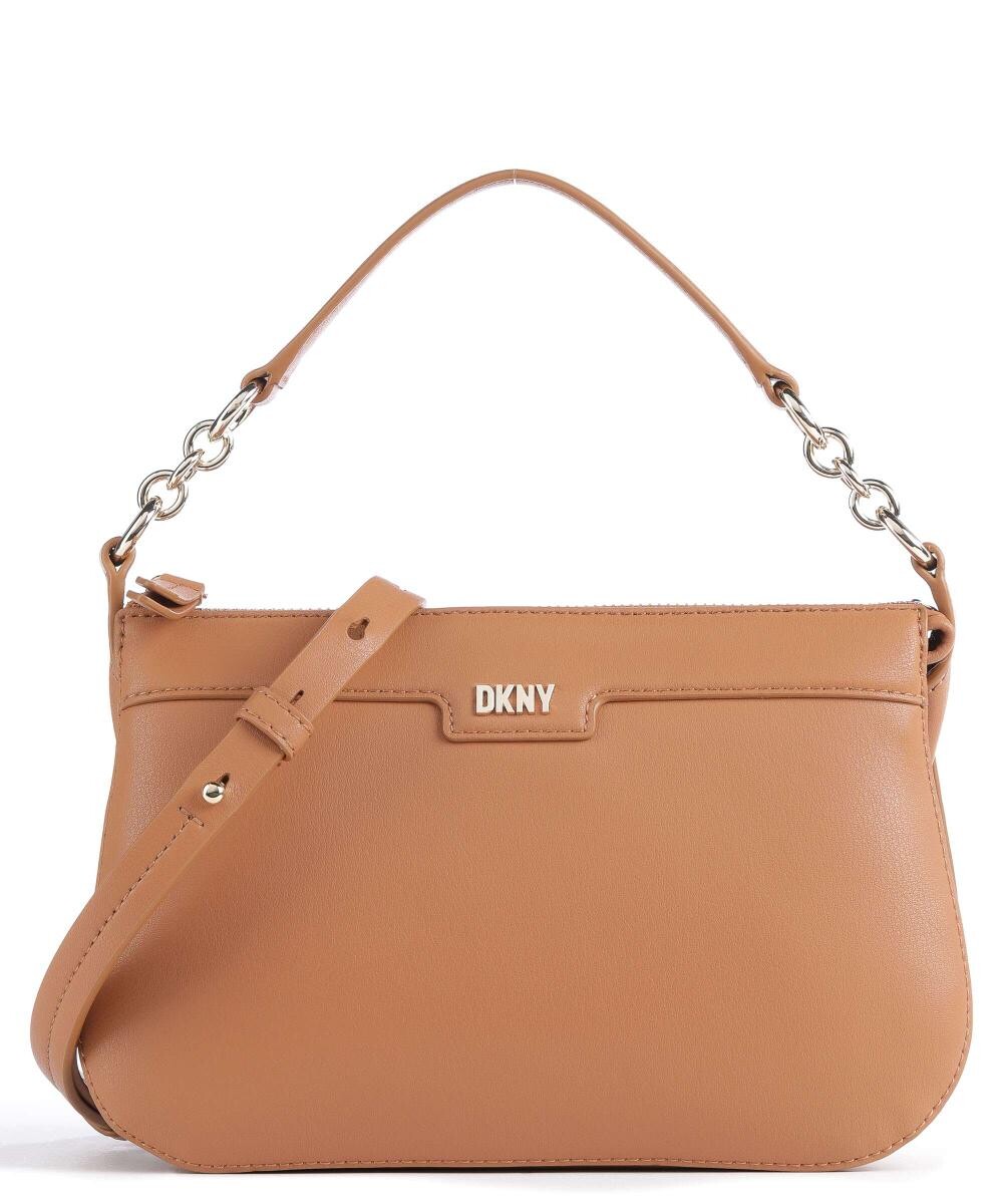

Сумка через плечо Gramercy из мелкозернистой яловой кожи. Dkny, коричневый