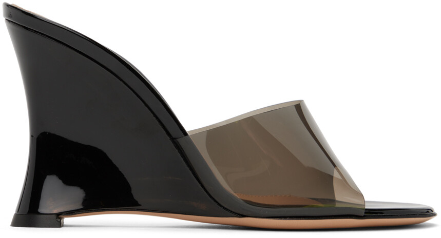 

Черный - Босоножки на каблуке Elle 95 Fume Gianvito Rossi