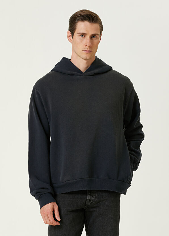 

Толстовка с капюшоном и логотипом Acne Studios, черный