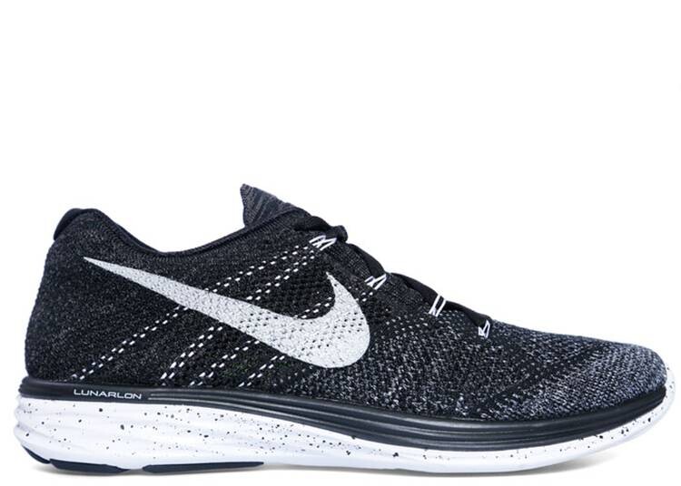 

Кроссовки Nike FLYKNIT LUNAR3 'OREO', черный