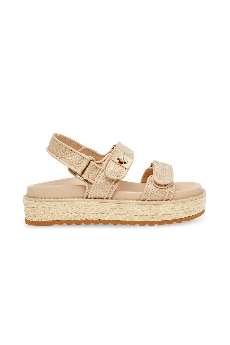 

Босоножки на плоской платформе Steve Madden, бежевый