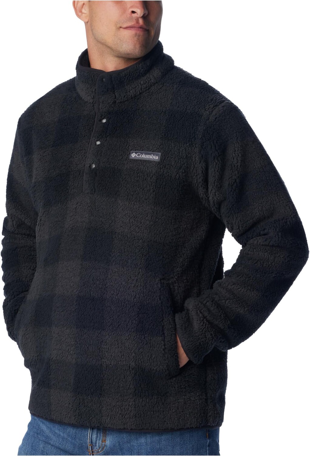 

Куртка Rugged Ridge II Sherpa 1/2 Snap Columbia, цвет Black Check