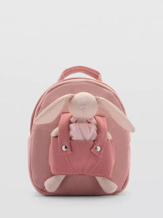 

Рюкзак Mango Cangup Bunny Toy, цвет pastel pink