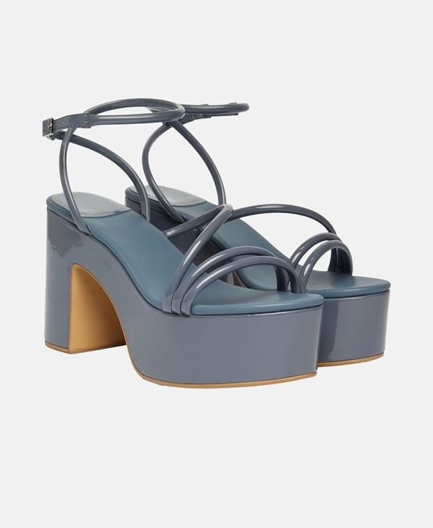 

Босоножки на платформе Jeffrey Campbell, синий