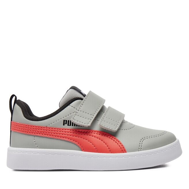

Кроссовки Puma Courtflex V2 V Ps 371543-32 Cool Light Gray/Active Red, серый