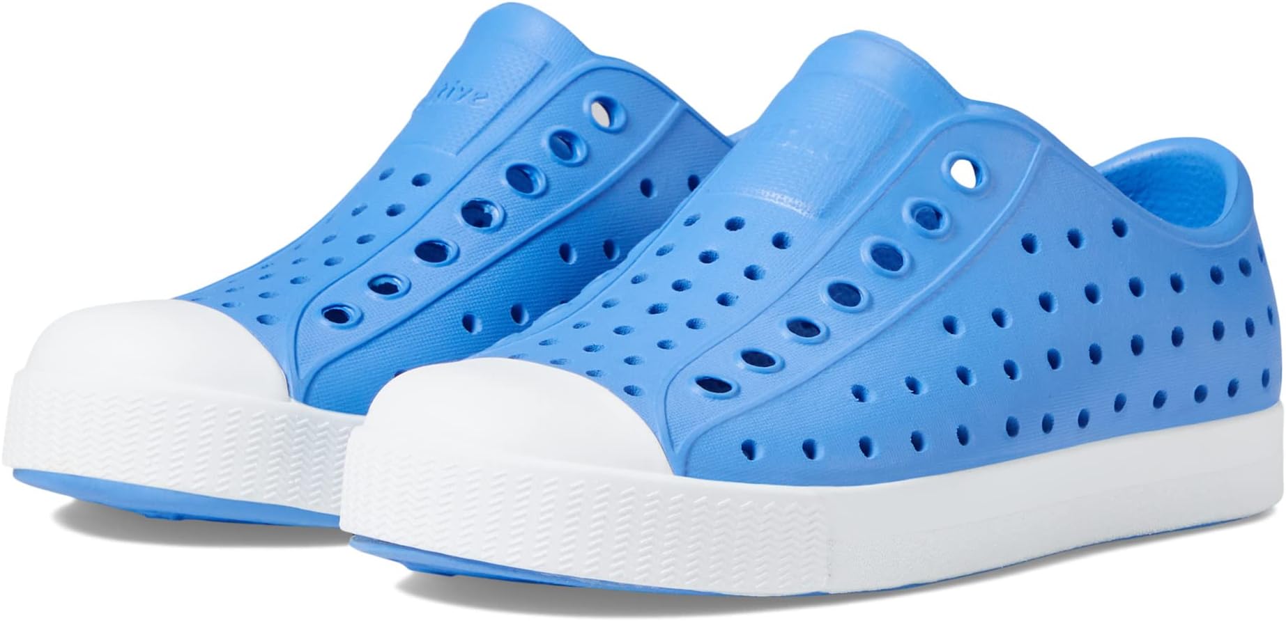 Кроссовки Jefferson Slip-on Sneakers Native Shoes Kids, цвет Resting Blue/Shell White