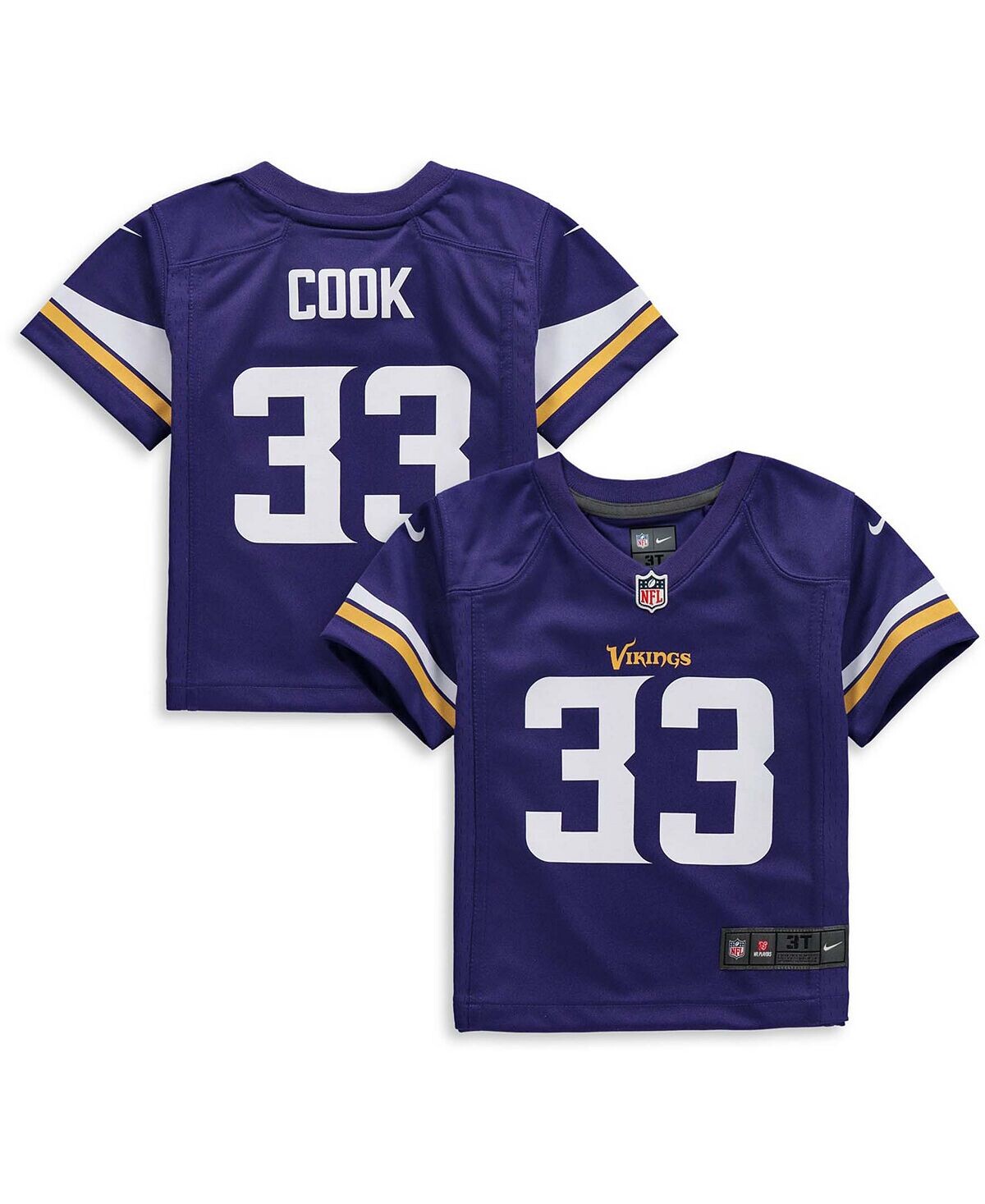 

Джерси для мальчиков и девочек Minnesota Vikings Player Game - Далвин Кук Nike