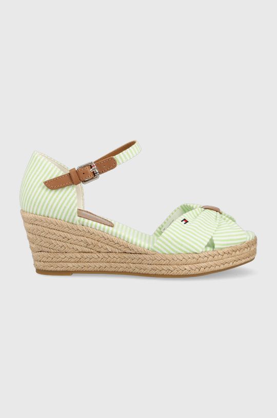 

Сандалии HIGH WEDGE SEERSUCKER Tommy Hilfiger, зеленый