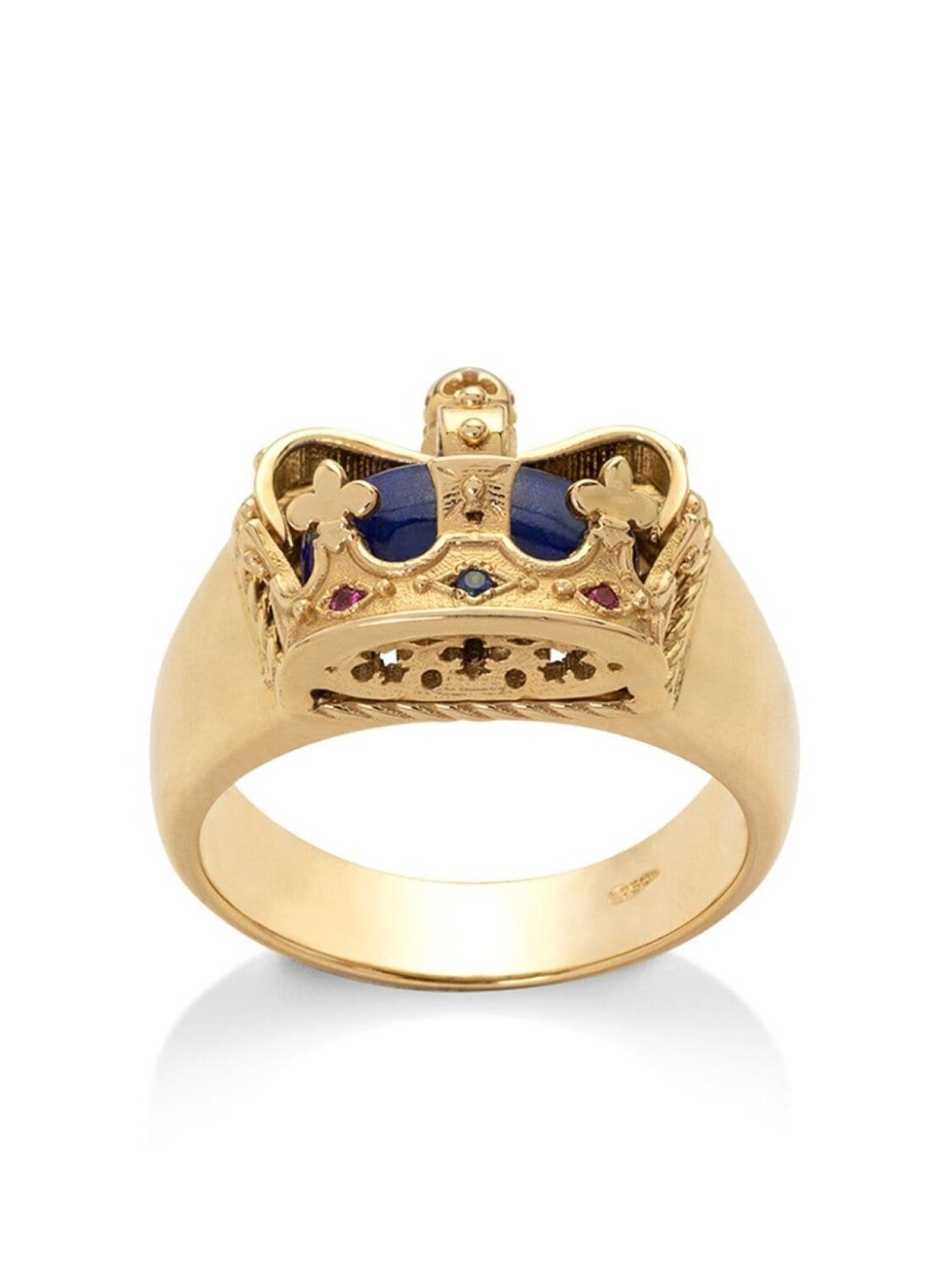 

Кольцо из желтого золота с сапфирами и рубинами Dolce & Gabbana, золотой