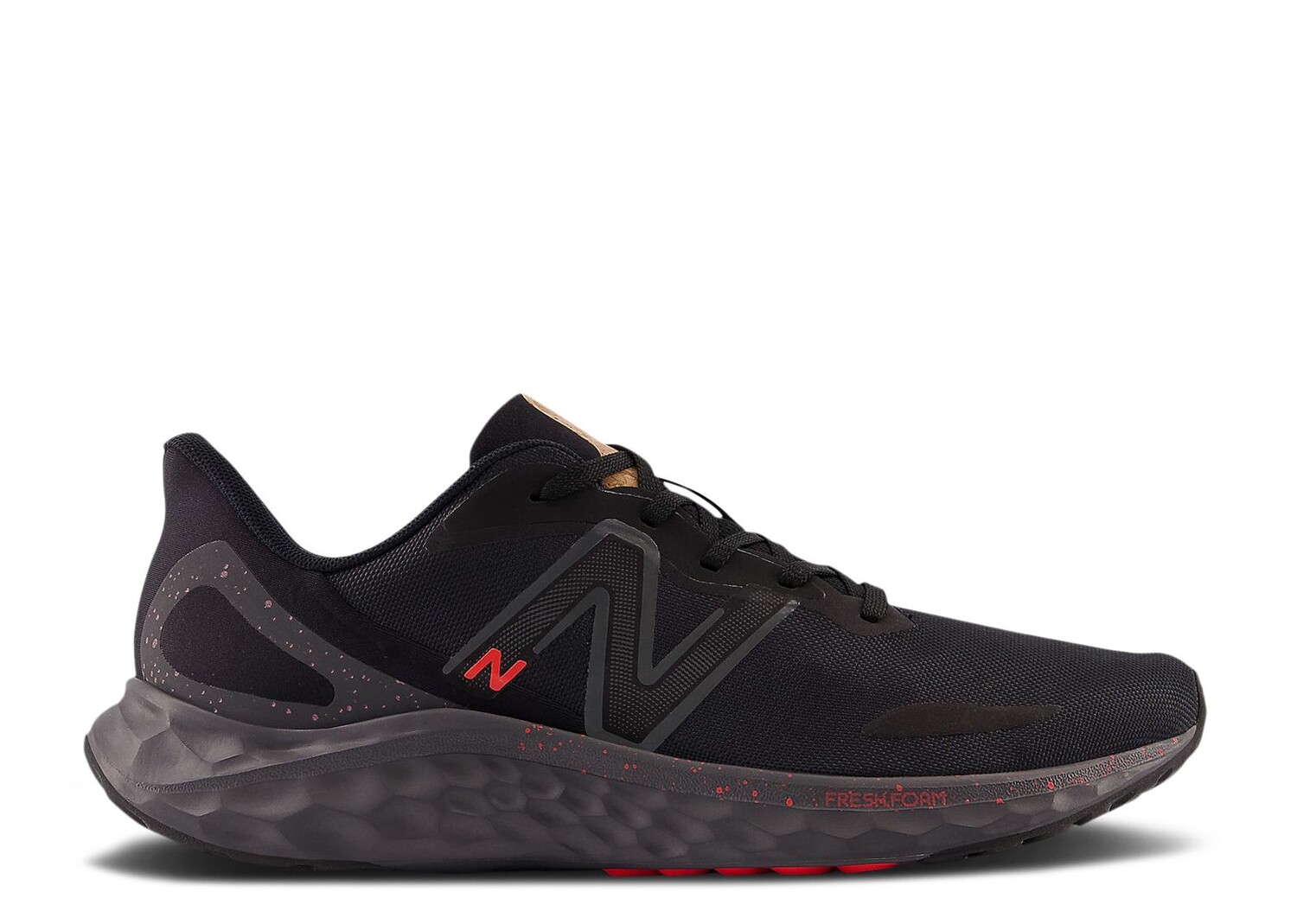 

Кроссовки New Balance Fresh Foam Arishi V4 2E Wide 'Black Electric Red', черный