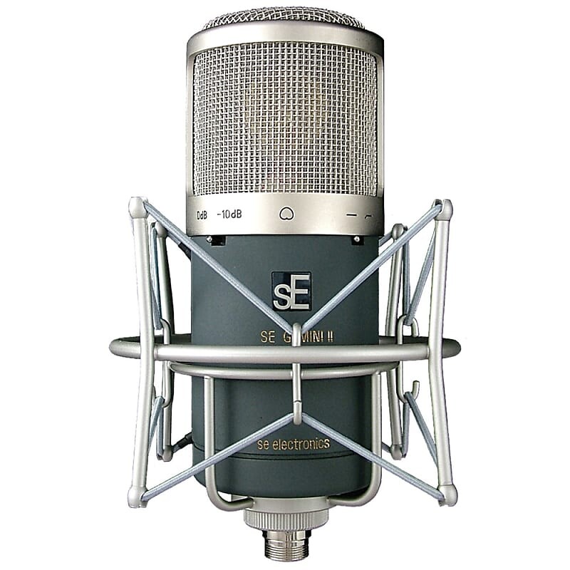 

Конденсаторный микрофон sE Electronics Gemini II Dual-Tube Large Diaphragm Cardioid Condenser Microphone