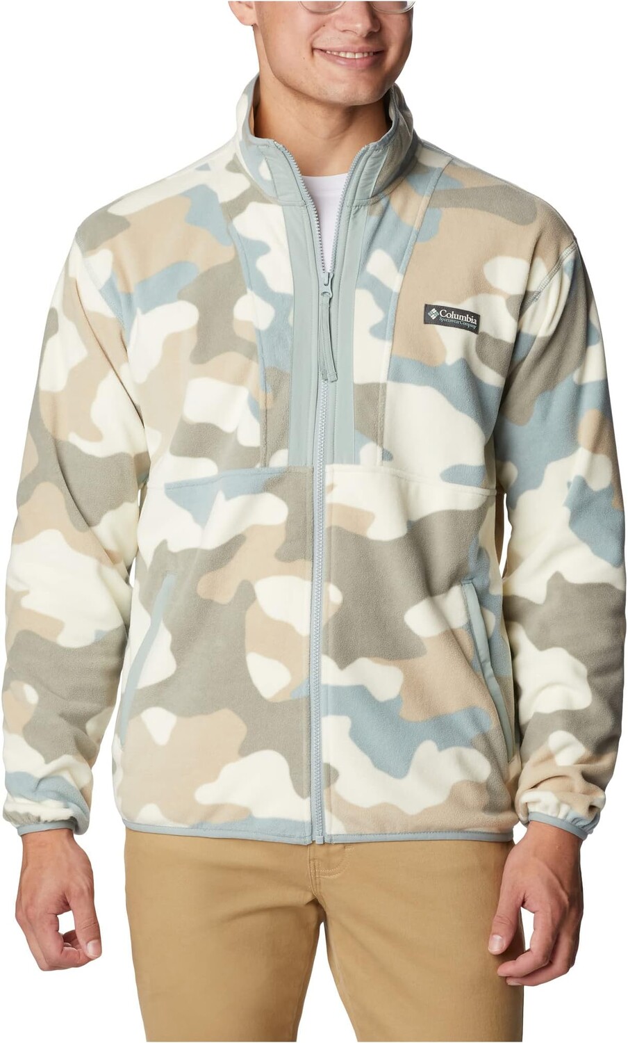 

Куртка Back Bowl Fleece Lightweight Columbia, цвет Niagara Mod Camo/Niagara