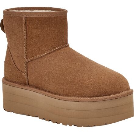 

Классические мини-замшевые ботинки на платформе женские UGG, цвет Chestnut