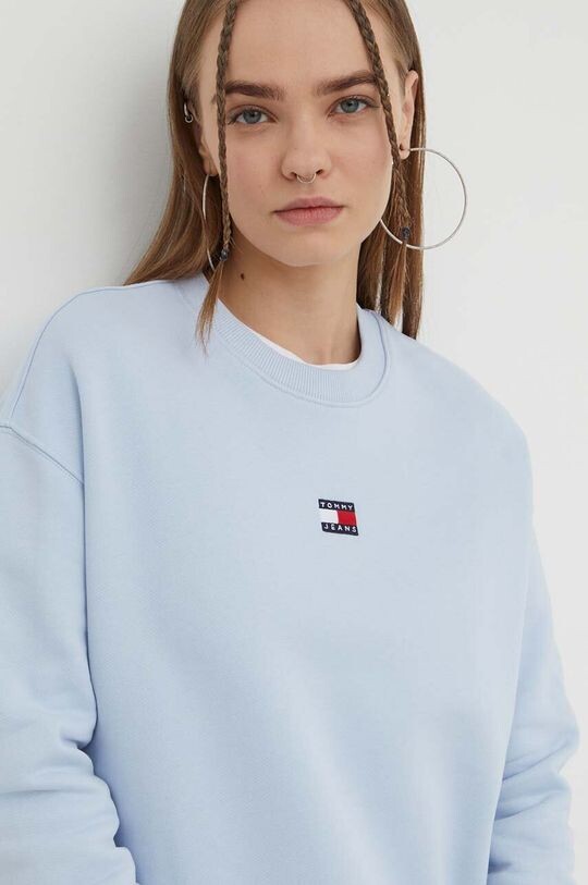 

Хлопковая толстовка Tommy Jeans, синий
