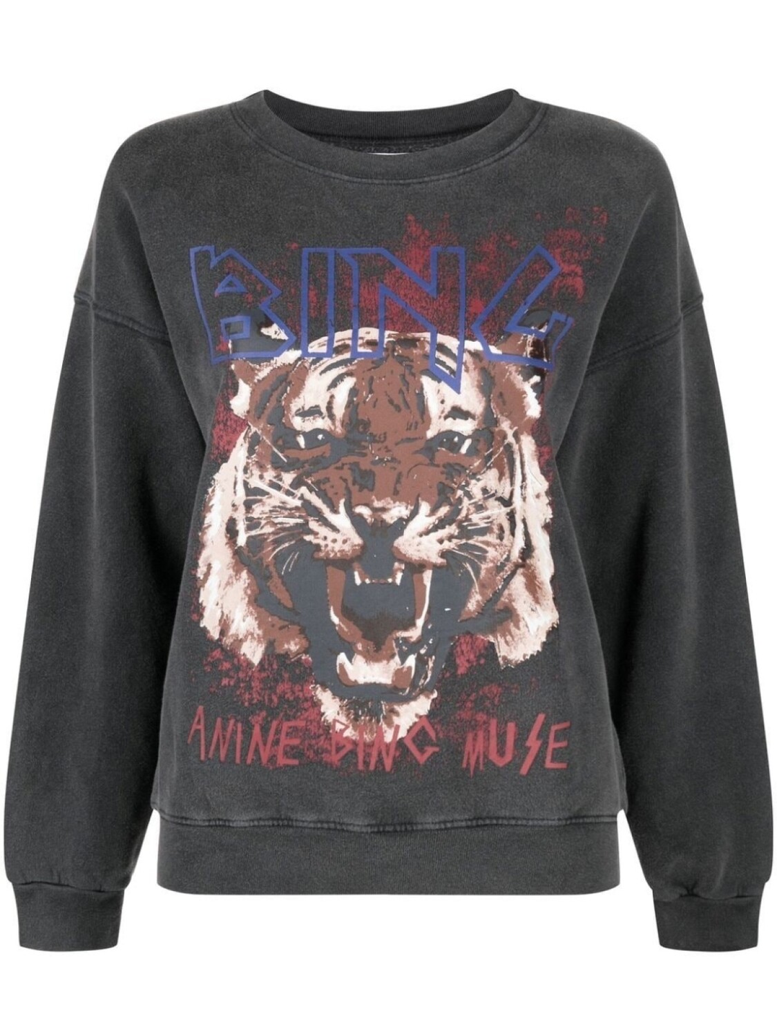 

ANINE BING толстовка Tiger, черный