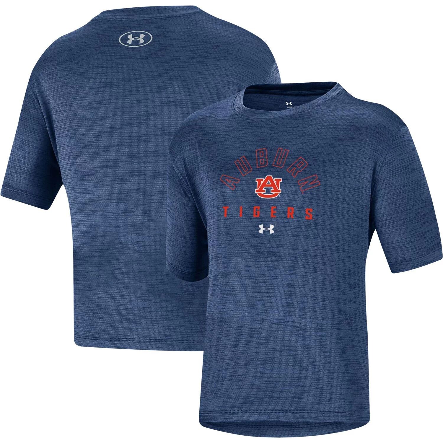 

Молодежная футболка Under Armour Heather Navy Auburn Tigers Vent Tech Mesh Performance Under Armour