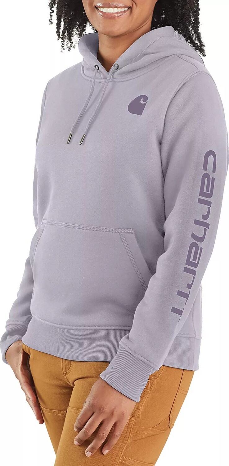 

Женская толстовка с рукавами и графическим рисунком Carhartt Clarksburg, сиреневый