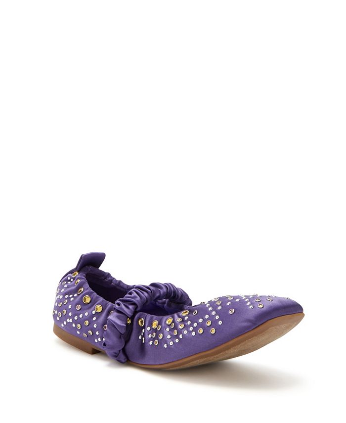 цена Женские туфли на плоской подошве с квадратным носком The Jammy Scrunch Katy Perry, фиолетовый